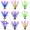 Set-10, variant on 12PC Fish Tank Accessories Aquarium Decorations Small Tank Decor Artificial Plants, Aquarium Decoration Accessories, Artificial Fish Tank Decor for Aquarium