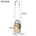 thumbnail image 2 of FORMRS Crossbody Bag for Women Quilted Travel Shoulder Cell Phone Purse with Chain Strap Handbag, Beach Pattern, 2 of 7