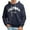 Navy, variant on Men's Sweatshirts And Hoodies Graphic Hoodies Mens Couple Casual Sports Pocket Pullover Letter Printed Hooded Sweater