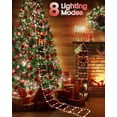 thumbnail image 3 of Luces navideñas Toodour LED, escalera decorativa de 10 pies de Papá Noel, 3 of 7