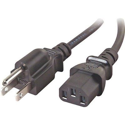 3 Prong Replacement AC Power Cord Cable US Plug for PC Desktop Dell XBox Cisco 