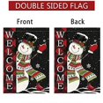 thumbnail image 3 of 2 pcs Double Sided Garden flag, 11.8 x 17.7 Inch Outdoor Christmas Welcome Decor for Garden and Yard, 3 of 6