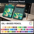 thumbnail image 2 of 72 Colored Pencils,Professional Drawing Supplies for Adults, Artists, Coloring Oil Pencil for Art, Sketching, Drawing, 2 of 7