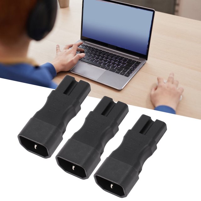 Adaptador de Potencia de Peine, Aislante de Retraso de la Llama impermeable 3pcs C14 A C15 Aplicacia de Adaptador de Potencia para servidor PDU