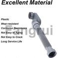 thumbnail image 2 of For Low Profile 1pcs Trap Flexible Bathtub Shower Drain Pipe Flat P Trap Free Standing Tub Drain For, 2 of 5