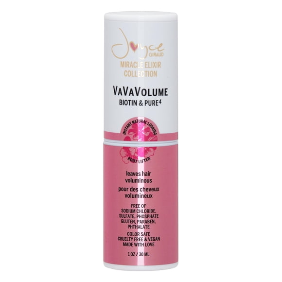 Miracle Elixir Collection Joyce Giraud VaVaVolume polvo voluminizador sin peso, levantador de raíces incoloro con biotina sin fragancia 1 oz
