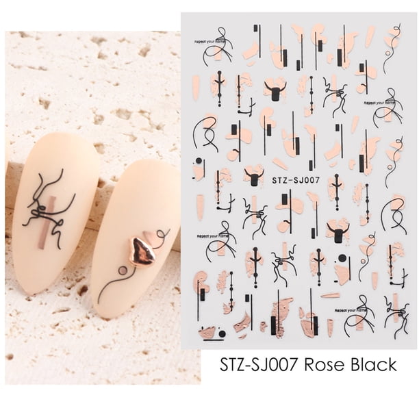 Uñas postizas, pegatinas para uñas, regalos para mujeres, pegatinas para uñas, pegatinas para uñas, pegatinas para uñas, pegatinas para uñas, pegatinas decorativas delicadas, pegatinas para uñas