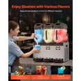 thumbnail image 3 of VEVOR Máquina comercial para hacer granizados, batidos y bebidas congeladas con tanque de 12 L x 3 pulgadas, 3 of 9