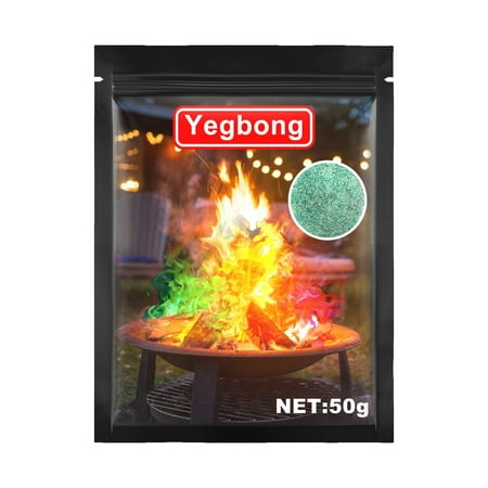 

Dagaeig Fire Color Changing Packets - Fire Pit Campfires Outdoor Fireplaces - Hue-Changing Cosmic Flame Powder - Color Fire Camping Accessories for Kids & Adults