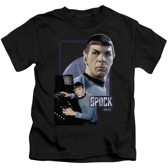 Star Trek Spock Youth 18/1 T-Shirt Black