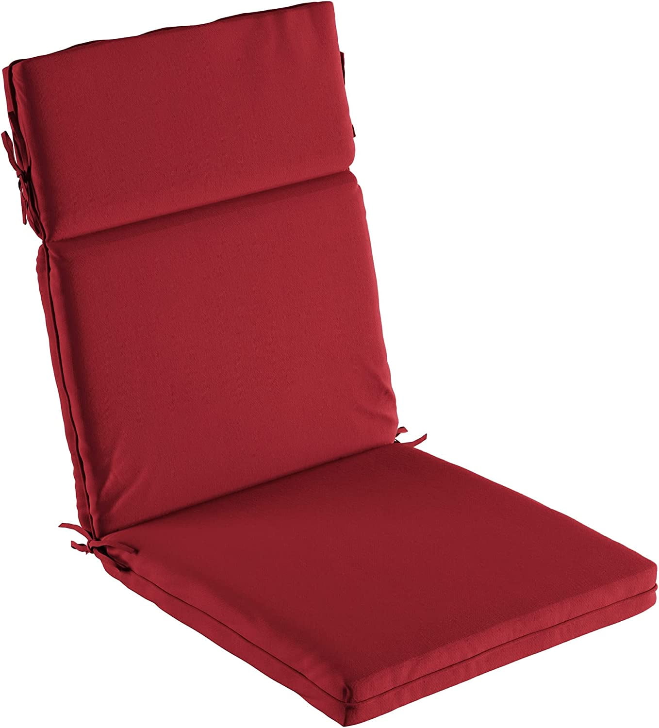 WLJWLJ Red HighBack Patio Cushion for Outdoor Furniture, Adirondack