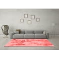 thumbnail image 3 of Ahgly Company Machine Washable Indoor Rectangle Abstract Red Modern Area Rugs, 8' x 12', 3 of 4