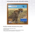 thumbnail image 2 of ArtToFrames 23.85x23.85 Inch - 60.6x60.6 CM Brown Puzzle Frame for 1000 piece Puzzles.1.25 Inch Custom Wood Puzzle Frames, Honey - Comes with Economy Acrylic, 2 of 6