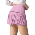 thumbnail image 6 of ameIAEA Women High Waisted Tennis Skirt Pleated A-Line Workout Sports Running Athletic Golf Skorts, 6 of 7
