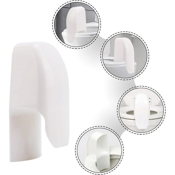 Triani 1Pcs Splash Guard Toilet Seat for Directs Urine Home Care Disability Elevated Portable Restroom Pee Guard Fits Most Toilet Seats(White)
