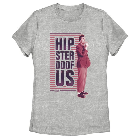 Women's Seinfeld Kramer Hipster Doofus Graphic Tee Athletic Heather Large