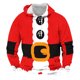 thumbnail image 1 of Sudadera con capucha para hombre, moda, bolsillos, manga larga, estampado navideño, sudadera con capucha, blusa para hombre, blusa de poliéster, 1 of 4