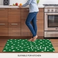 thumbnail image 5 of Lucky Shamrock, Door Mat&nbsp;Indoor Outdoor Entrance, Non Slip Rug for Kitchen Bathroom Entryway Rug, St. Patrick's Day Irish Clover Green Washable Doormat Floor Mat 20x31.5 Inch, 5 of 8