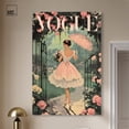 thumbnail image 3 of Garden Parasol Stroll Cover Canvas Print Glam Art Prints by Art Remedy, Gallery Wrapped, 36 x 54, 3 of 7