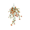 thumbnail image 6 of Artificial Flowers, Hanging Faux Flower Vine, Long Flower Garland for Wedding Party Wall Door Decor(Orange), 6 of 6
