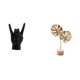thumbnail image 1 of Estatua De Metal Con Forma De Hoja Y Gesto De Mano De Roca, Escultura Creativa De Hoja Y Mano, Figura En Forma De Dedo, Adorno Nórdico, Artesanía Abstracta Para Apartamento, Dormitorio,, 1 of 8
