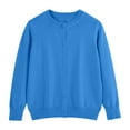 thumbnail image 4 of Girls Knit Cardigan Sweater Coat Casual Round Neck Open Front Soft Lightweight Outerwear Jacket for Toddler Kids, 4 of 4