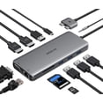 thumbnail image 1 of Adaptador HDMI 12 en 1 para MacBook Pro de doble monitor, 1 of 8