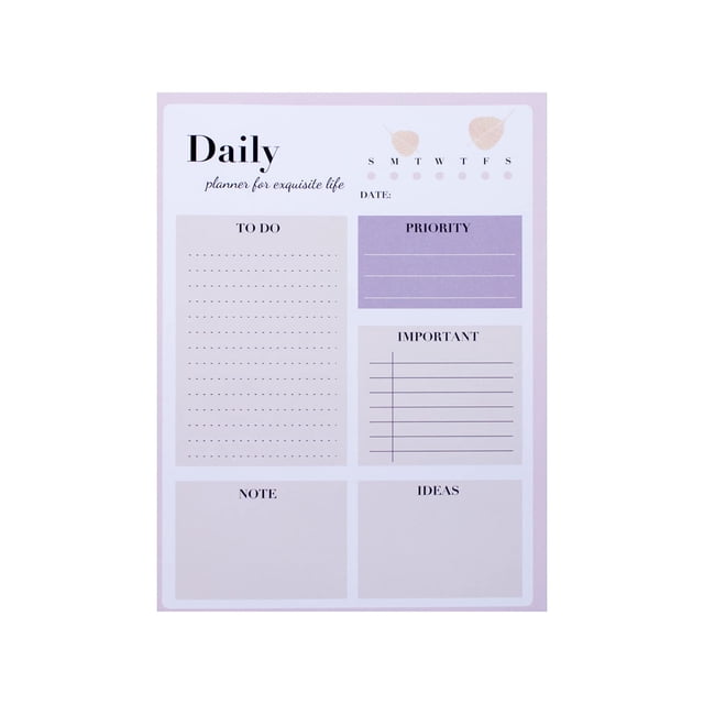 Bloc de notas de lista de tareas pendientes, Blocs de notas de planificación diaria, Bloc de notas de tareas pendientes para planificación, tareas, citas, recordatorios, rastreador de hábito
