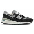thumbnail image 1 of Size 11.5 - New Balance 998 Made in USA Black Silver, 1 of 5