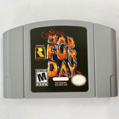 Conkers Bad Fur Day Game Series N64 Game