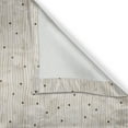 thumbnail image 5 of Ambesonne Abstract Grommet Curtain, Swirls Pattern Circles, 50" x 84", Pale Grey Eggshell, 5 of 6