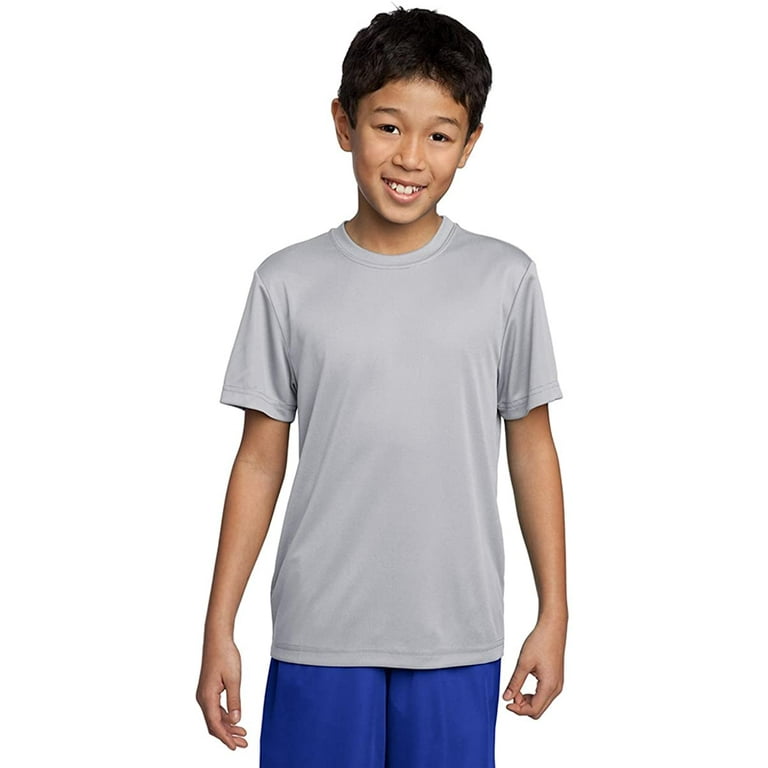 Sport-Tek Tee (YST350) Neon Yellow, L - Walmart.com