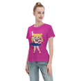 thumbnail image 4 of T-Shirt Basique à Manches Courtes pour Femmes Sailor Moon Édition Q Tsukiha, 4 of 6