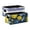 Farmhouses In Provence Cute Yellow Flowers, variant on 2 Pack Living Room Bed Room Felt Storage Baskets Boxes Foldable Organizer With Handles Winding Roads white Flowers Scattered