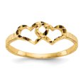 thumbnail image 1 of 14K Yellow Gold Children's Heart Ring, 1 of 2