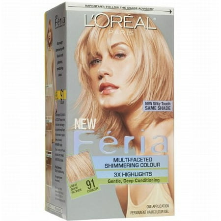 L Oreal Feria Permanent Haircolor Gel 91 Champagne Cocktail