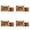 Khaki 4PCS, variant on Natural Coconut Fiber Dish Scrubber Brush For Kitchen Cleaning And Washing Compostable Scouring Pad