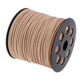 thumbnail image 4 of Faux Leather Suede Flat Beading Thread Suede Cord String with Roll Spool Khaki, 4 of 5