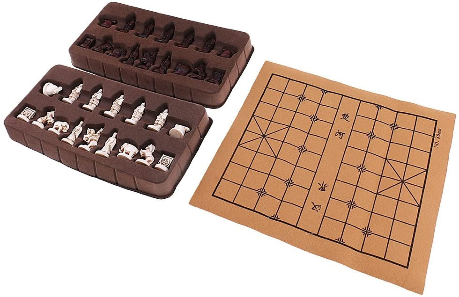 Retro Chinese Traditional Chess XiangQi Board Game for House Family Travel 