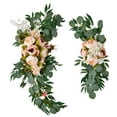 thumbnail image 4 of Flores artificiales rústicas, decoración de arco, arreglo floral, vegetación decorativa, guirnaldas florales para dormitorio, ventana, , champán perfecl Guirnalda de arco de boda, 4 of 8