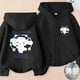 thumbnail image 4 of My Melody Kuromi Cinnamoroll Anime Sudadera con capucha Sanrio Niños Sudadera con capucha Otoño e Invierno Chaqueta con cremallera Linda ropa para padres e hijos, 4 of 5