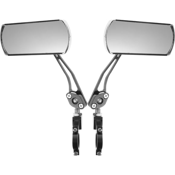 Universal Motorcycle Mirrors For Handlebar Aluminum Alloy Electric Bike Rearview Mirror Handlebar Safety Mirror For Motorcycles Scooters Atv Mirrors Bike