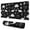 Black White Dinosaur, variant on Long Mouse Pads for Desk,Black White Dinosaurs Skeletons Pattern Desk Mats on Top Of Desks, Desk Mouse Pad Extra Large with 3mm Non-Slip Base and Stitched Edge for Gaming,Office,Work,Home 31.5"x11.8"
