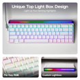 thumbnail image 2 of Teclado magnético para juegos EPOMAKER Aula Hero 68 HE Blanco, 2 of 6