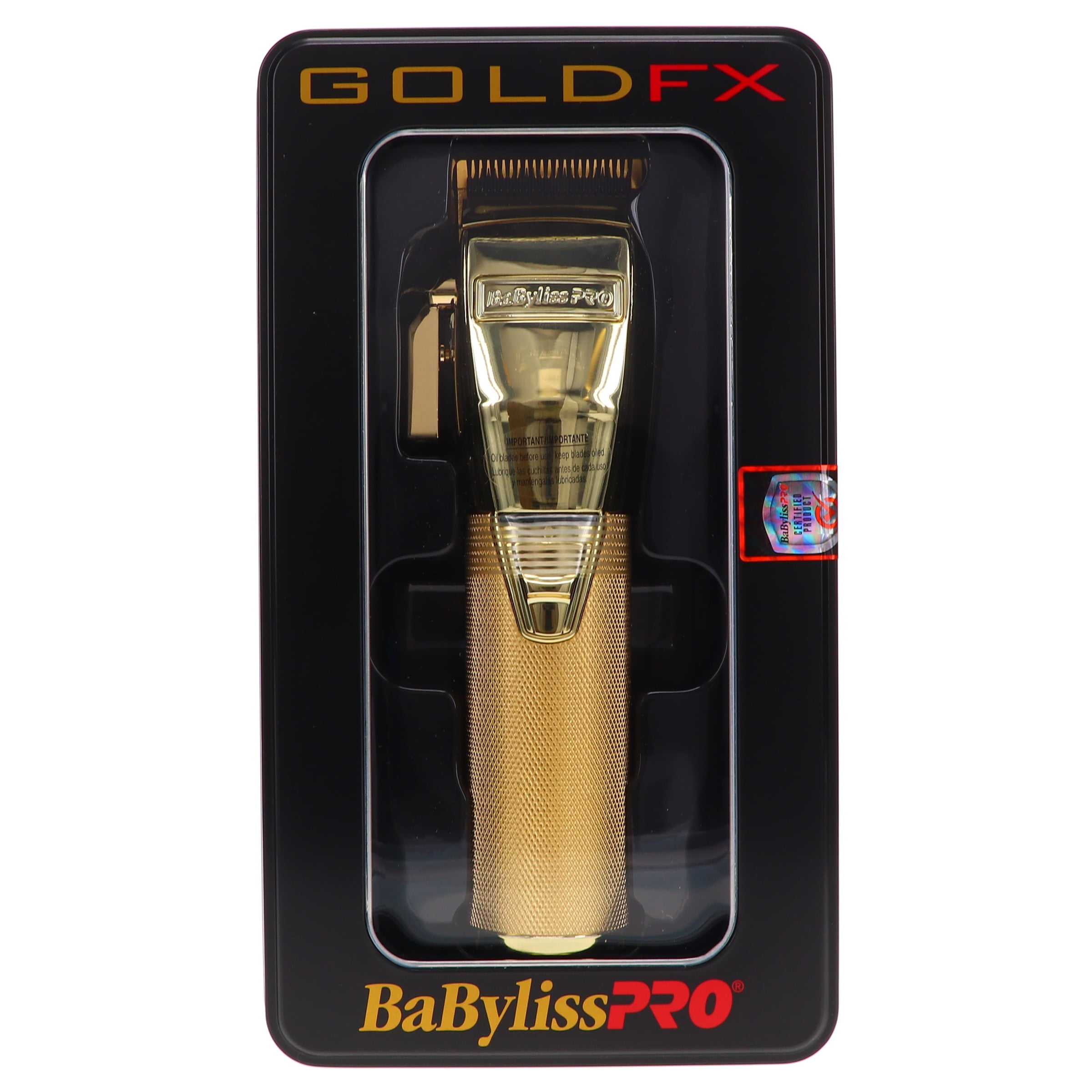 gold babyliss clippers