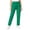 Green, variant on AHTJRT Yoga Scrub Pants for Women Elasticized Waist Drawstring Soft Stretch Mid Rise Straight Leg Nursing Healthcare Work Pants with Pocket White XL
