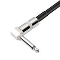 thumbnail image 2 of Cable de conexión de guitarra de 6 pulgadas, 1/5 Uds., Cables de conexión de Pedal de guitarra de ángulo recto TS de 1/4 pulgadas, 2 of 9
