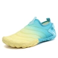 thumbnail image 2 of Women's Men's Barefoot Water Shoes Unisex Non Slip Wide Toe Running Sneakers Quick Dry Beach Swim Aqua Socks for Kayak Lake Pool Hiking Surfing, 2 of 8