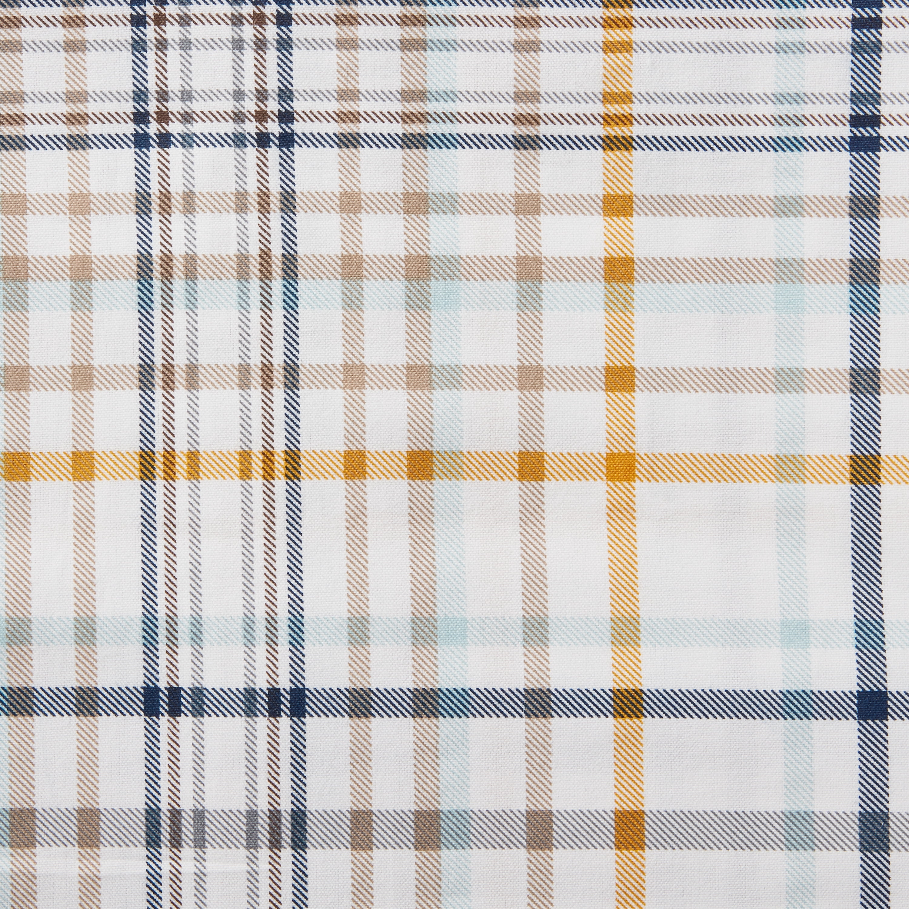 Mainstays 2-Piece 300 Thread Count Plaid CVC Pillowcase Set, King Size, All Ages