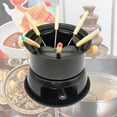 thumbnail image 3 of GROWTH TANK Detachable Fondue Maker Set Multifunctional Melting Pot for Chocolate Sauces Cheese, 3 of 9